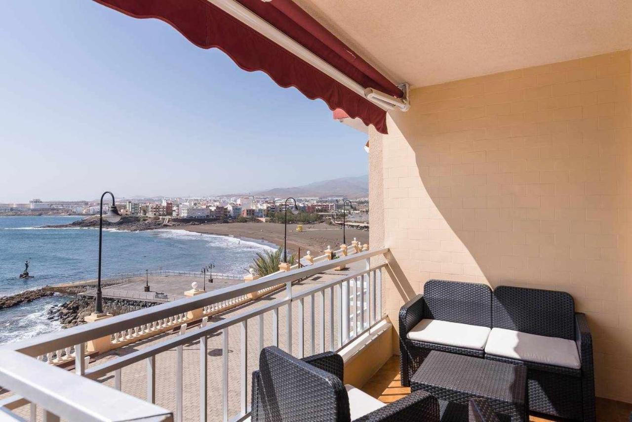 Piso En Primera Linea Con Vistas Directas Al Mar Melenara Eksteriør billede